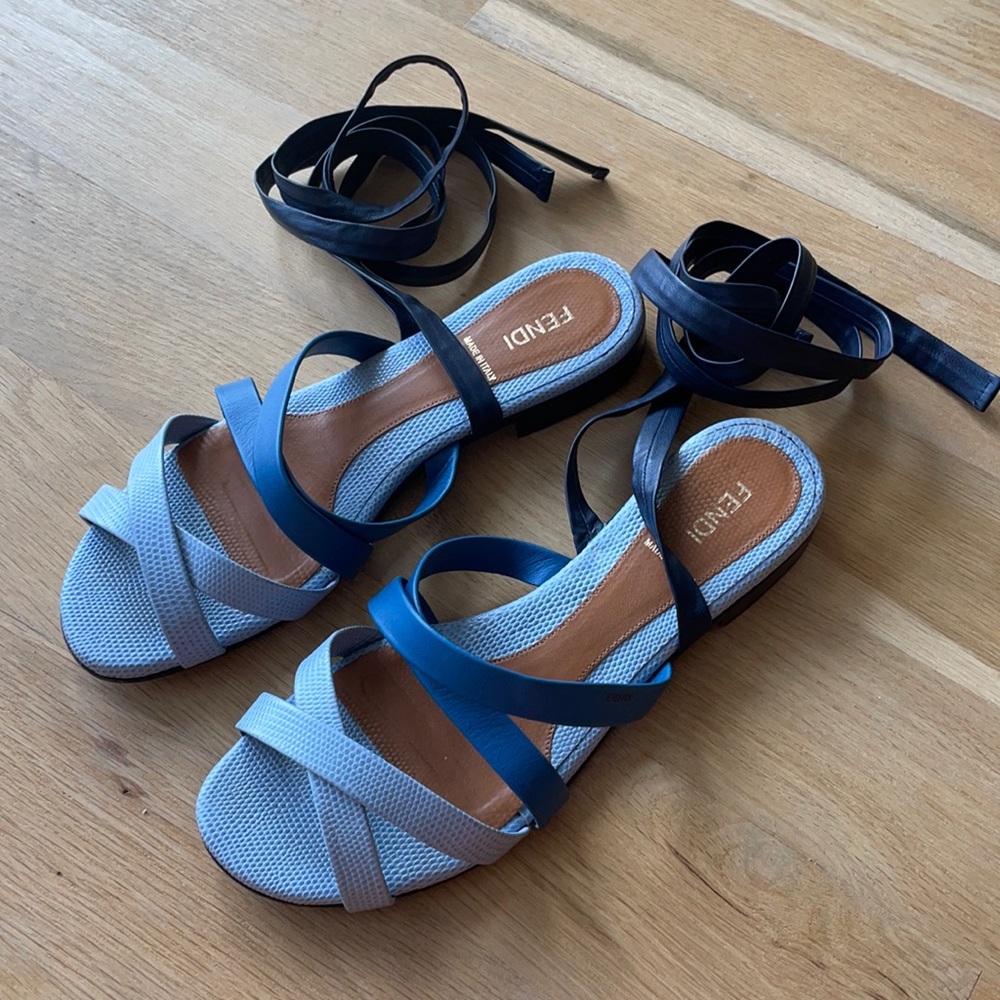 Sandals. FENDI. leather